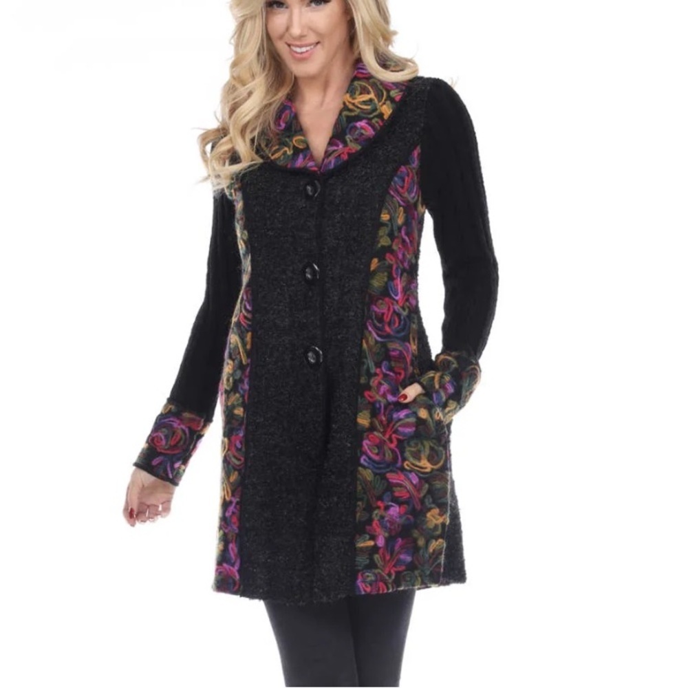 Kamana Jungle Queen Sweater Coat NEW